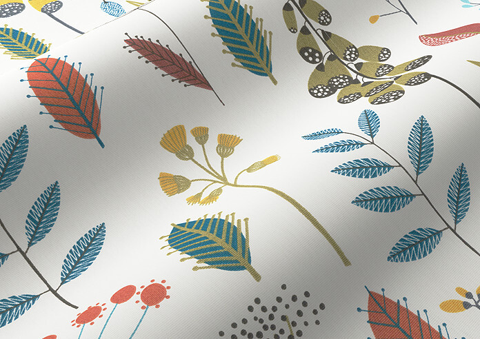 Amala, Teal - Roman Blind - Image 4